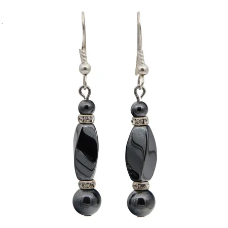 Kivikorvakorut, pituus 50mm, 925br,  Paino: 6,5 g