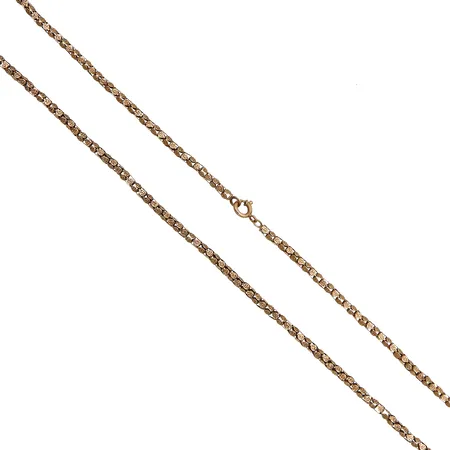 Viallinen kaulaketju, pituus 49,5cm, 585,  Paino: 8,3 g