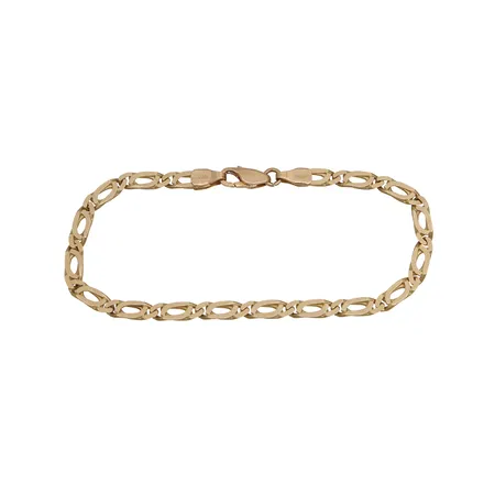 Ranneketju, pituus 185mm, leveys 4mm, 585, Paino: 6,6 g