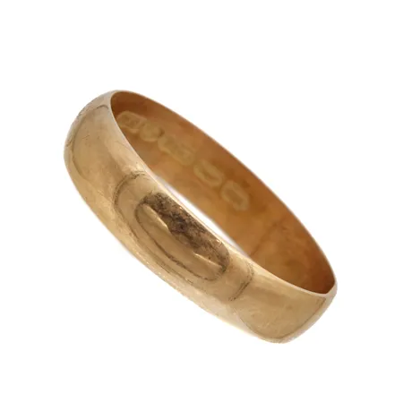 Sileä sormus, koko 23, kaiverrettu, 750, Paino: 5,5 g