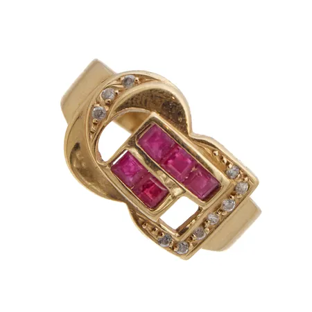 Kivisormus, koko 16½, 750br, Paino: 3,3 g