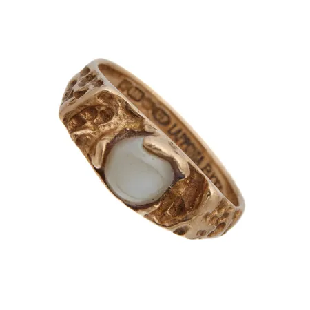 Helmisormus, Lapponia, koko 12½, helmi viallinen, 585br, Paino: 1,6 g