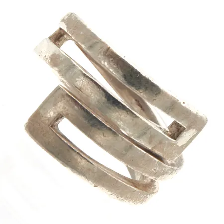 Sormus, koko 15¼, 925,  Paino: 6,6 g