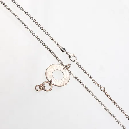 Kaulakoru, Kosmos, Kalevala Koru, riipuksen korkeus 43mm, ketjun pituus 42-45cm, 925,  Paino: 12 g