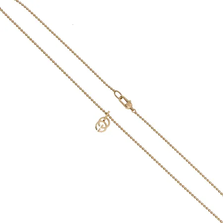 Kaulakoru, Gucci, made in Italy, riipuksen korkeus 15mm, ketjun pituus 45,5cm, 750,  Paino: 6,8 g