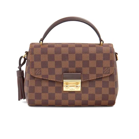 Käsilaukku Louis Vuitton, Croisette, Damier Ebene Canvas, N53000, Made in France, FL4230, irrotettava olkahihna, mukana dustbag, alkuperäiset laatikot ja ostokuitti 11/2020. 