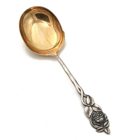 Perunalusikka, kaiverrettu, pituus 210mm, 813h,  Paino: 69,6 g