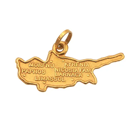 Kuvioitu riipus, korkeus 15mm, 750, Paino: 0,5 g