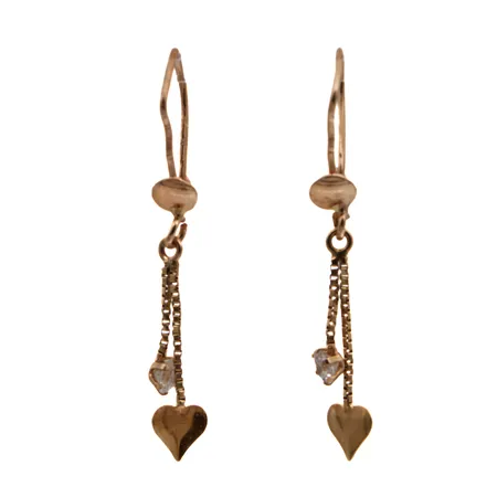 Vialliset kivikorvakorut, 585br, Paino: 0,9 g