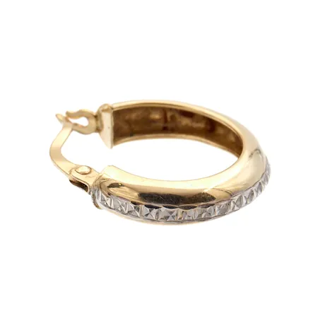 Viallinen korvarengas, 585, Paino: 0,7 g