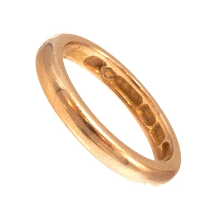 Sileä sormus, kaiverrettu, vuodelta 1925 (U5), 750, Paino: 6,5 g