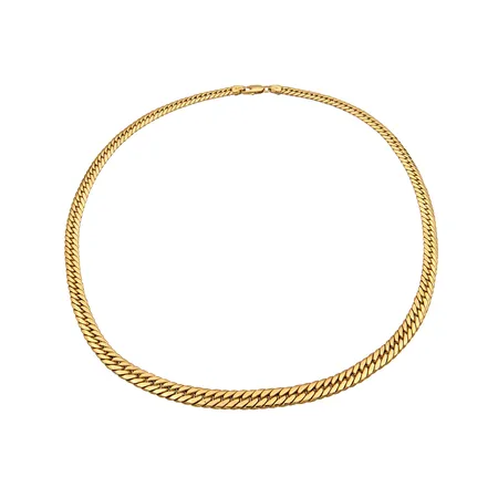 Kaulaketju, pituus 45,5cm, leveys 4-7mm, Unoaerre, 750, Paino: 16,9 g