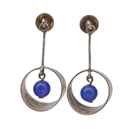 Kivikorvakorut, korkeus 25mm, ei taustoja, 800br leimaamaton, Paino: 2,8 g