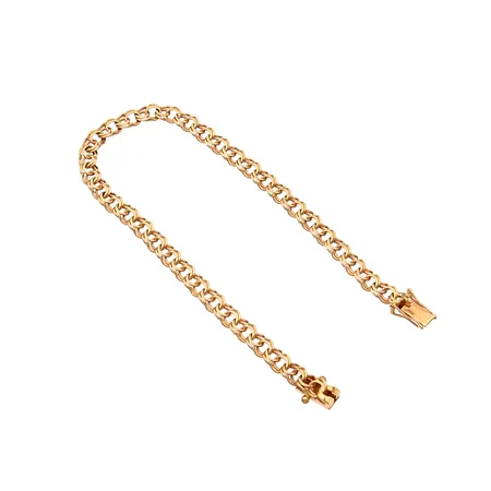 Bismarck-ranneketju, pituus 180mm, leveys 4mm, 585, Paino: 5,4 g