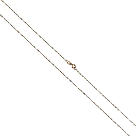 Singapore-kaulaketju, pituus 45,5cm, 585,  Paino: 1 g