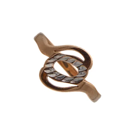 Viallinen sormus, 585,  Paino: 0,9 g