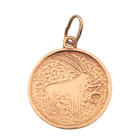 Horoskooppi-riipus, Kauris, korkeus 21mm, 585,