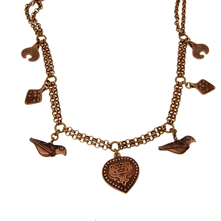 Kaulakoru, Kalevala, Aarrekääty, pituus 70cm, pronssia, laatikko