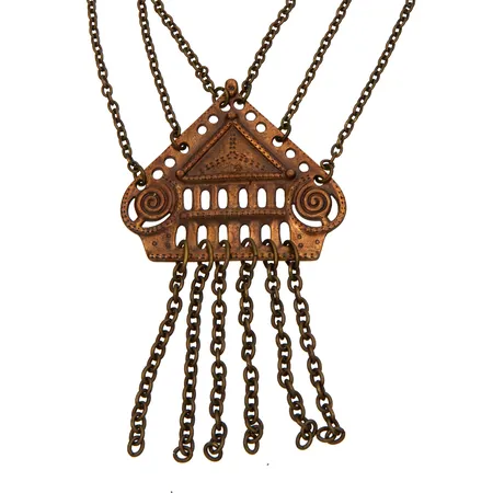 Kaulakoru, Kalevala, Lopen koru, pituus 76cm, korkeus 125mm, pronssia