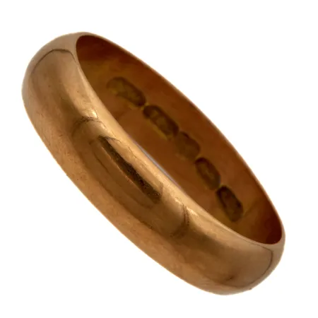 Sileä sormus, koko 19½, 750,  Paino: 5,1 g