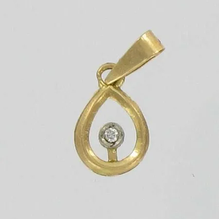 Timanttiriipus 1xn.0.02ct, 750, paino 0,7g Vikt: 0,7 g