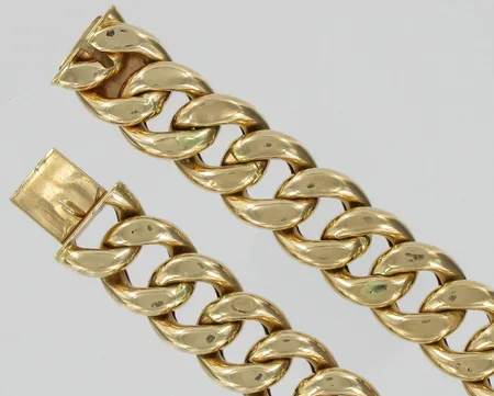Panssariranneketju, pituus 21,0cm, 585, paino 32,3g Vikt: 32,3 g