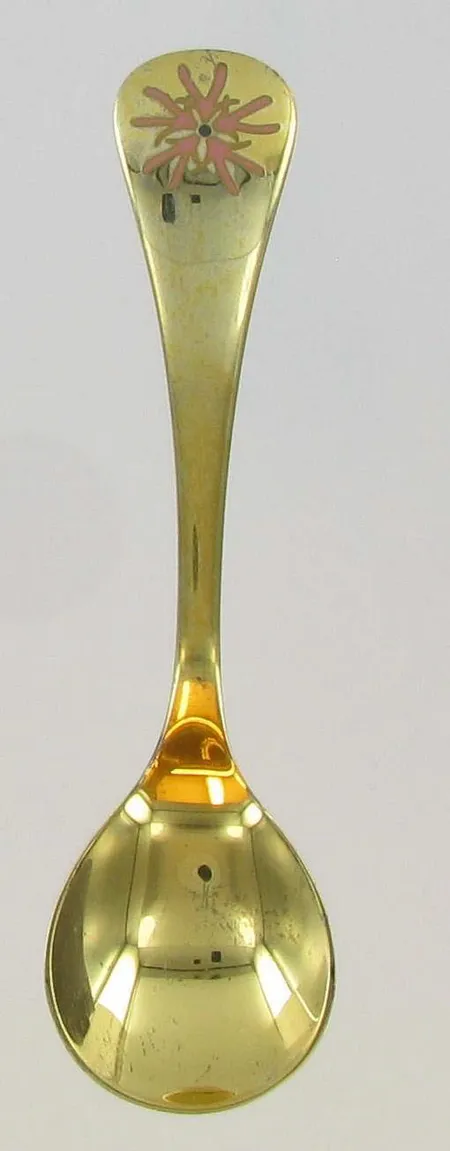 Hopeinen vuosilusikka Georg Jensen 1988