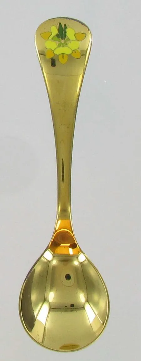 Hopeinen vuosilusikka Georg Jensen 1991