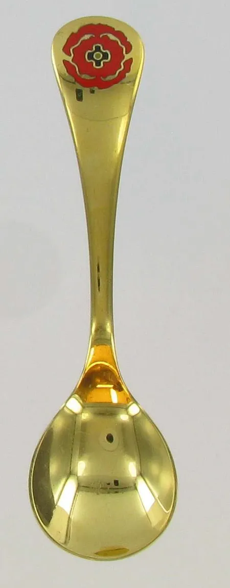 Hopeinen vuosilusikka Georg Jensen 1994