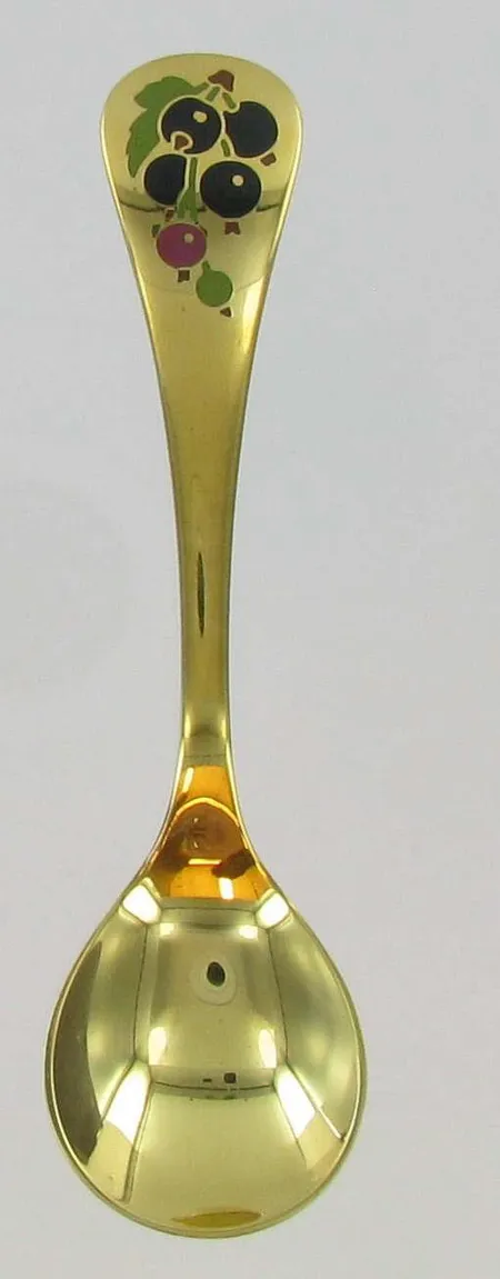 Hopeinen vuosilusikka Georg Jensen 1995