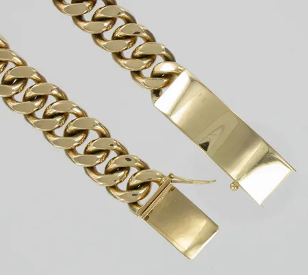 Panssariranneketju laatalla, pituus 21,0cm, 585, paino 101,4g Vikt: 101,4 g