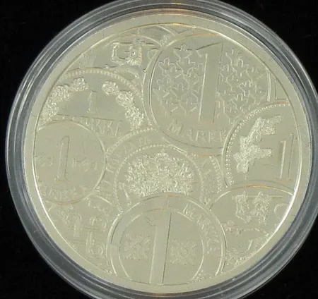 Mitali, Markka 150 vuotta, 750, paino 10,37g,  no:115 Vikt: 10,3 g