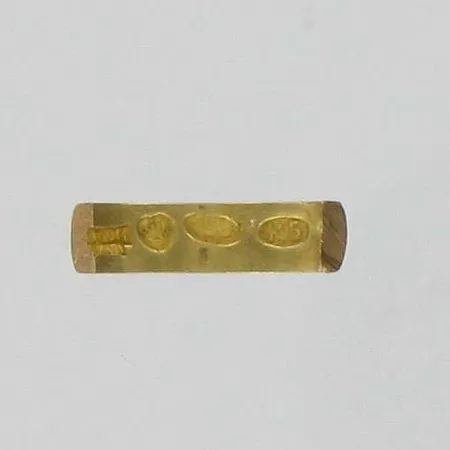 Pala kultaa, 750, paino 1,5g Vikt: 1,5 g