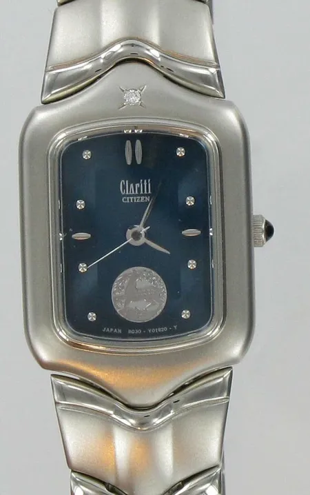 Naisten teräsrannekello Citizen Clariti timantilla, quartz