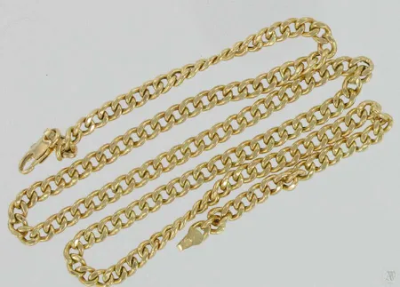 Panssarikaulaketju, pituus 52,0cm, 585, paino 12,9g Vikt: 12,9 g