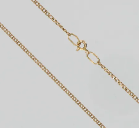 Kaulaketju, pituus 51,5cm, 585, paino 3,4g Vikt: 3,4 g