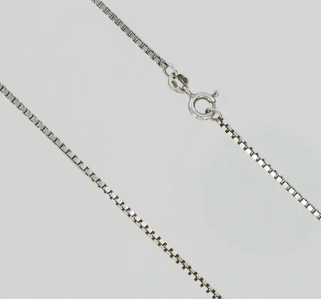 Venetsiakaulaketju, pituus 60,0cm, 830, paino 7,3g Vikt: 7,3 g