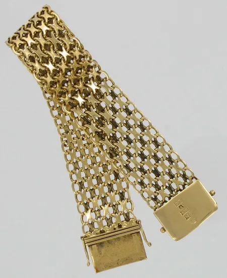 X-lenkkiranneketju, pituus 19,0cm, 750, paino 35,1g Vikt: 35,1 g
