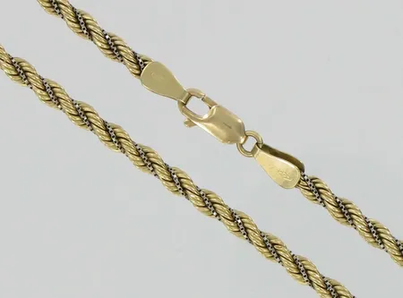 Cordellranneketju 2-väri, pituus 20,0cm, 585, paino 4,2g Vikt: 4,2 g