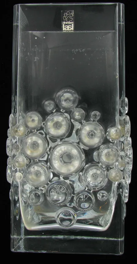 Maljakko korkeus 22,5cm Riihimäen Lasi