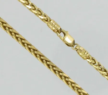Kaulaketju, pituus 45,0cm, 585, paino 9,9g Vikt: 9,9 g