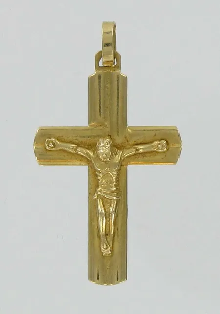 Ristiriipus, korkeus 4,3cm, 585, paino 4,1g Vikt: 4,1 g