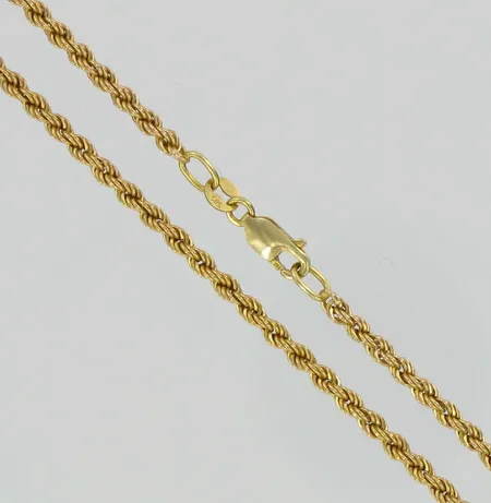 Cordellkaulaketju, pituus 50,0cm, 585, paino 4,2g Vikt: 4,2 g