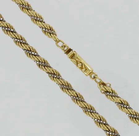 Cordellkaulaketju, pituus 42,5cm, 585, paino 15,0g Vikt: 15   g