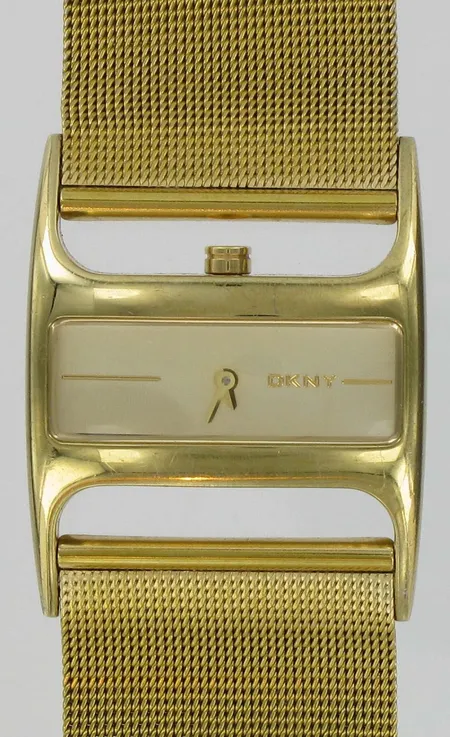 Naisten teräsrannekello DKNY, kulumaa lukossa, quartz