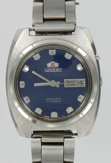 Miesten teräsrannekello Orient automatic, 21 kivinen