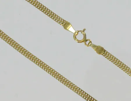 Ranneketju, pientä vikaa, pituus 18,5cm, 585, paino 1,7g Vikt: 1,7 g