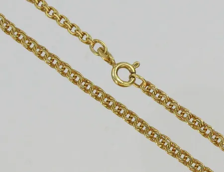 Bismarckranneketju, pituus18,5cm, 585, paino 3,4g Vikt: 3,4 g