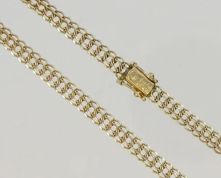 Ranneketju, pituus 19,5cm, 585, paino 4,7g Vikt: 4,7 g