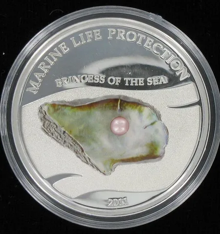Hopearaha, Marine Life Protection Palau, v.2011, 925br, paino 25g Vikt: 25   g
